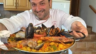 Paella de Marisco Mixo y Pescado [upl. by Primalia]