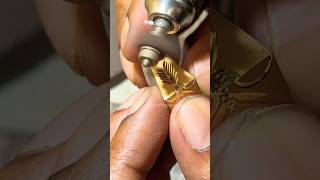 Gold Ring  Gold Ring Design Making  Sonar Angit  Sone Ke Anguthi ❤️💍 shorts goldring [upl. by Akinat]