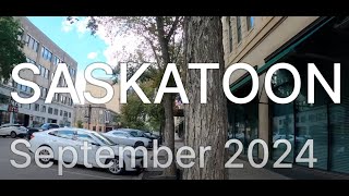 Canada Saskatoon September 2024 Downtown saskatooncitynews [upl. by Renzo]