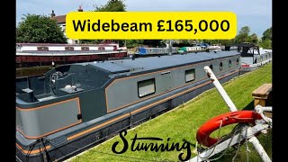 Beautiful Widebeam Boat For Sale [upl. by Akemhs]