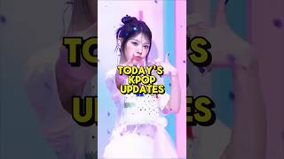 TODAYS KPOP UPDATES 🔥 kpop short kpopidolnews [upl. by Weld203]