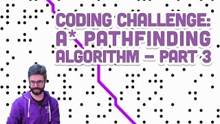 Coding Challenge 513 A Pathfinding Algorithm  Part 3 [upl. by Bernardine]