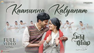 Kaanunna Kalyanam Video  Sita Ramam Telugu  Dulquer  Mrunal  Vishal  Hanu Raghavapudi [upl. by Leirvag]