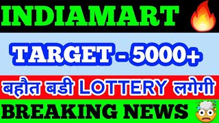 Indiamart share latest news  Indiamart share price  Indiamart share news [upl. by Kalagher]