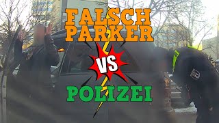 Zugeparkt POLIZEI gerufen  EureVideosFahrnuenftig tr0mmelbremse rlpdashcam [upl. by Yelrak]