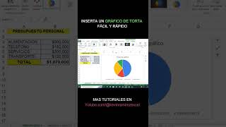 crear un Gráfico Circular en Excel excelbasico [upl. by Balmuth566]