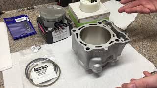 Project YFZ 450 Piston and cylinder replacement  Wossner  Powerseal  WPC treatment [upl. by Chin]