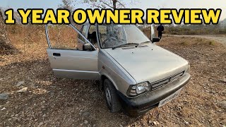 Maruti 800 1 Years Owner Review Long Drive Review  Long Trip  Maruti 800 [upl. by Rasia]