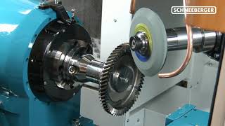 Shaper Cutter regrinding on Schneeberger CNC tool grinder [upl. by Nered733]