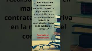 Recurso especial en materia de contratación LCSP [upl. by Kristo]