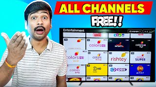 All Channels FREE  OMG   FREE Live TV  FREE FREE FREE No additional Cost [upl. by Buzz]