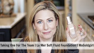 Taking One For The Team  La Mer The Soft Fluid Long Wear Foundation  MsGoldgirl [upl. by Campney]