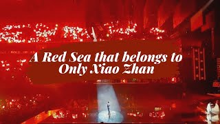 Xiao Zhan fans turned an award show into a Xiao Zhan concert with a beautiful Red Sea [upl. by Cottrell]