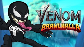 Venom Invades Brawlhalla • 1v1 Gameplay • Mordex Mod [upl. by Ilona]