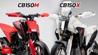 คู่หูสายลุย  จากค่ายปีกนก HONDA CB150X CB150M พร้อมบุกตลาด 150cc  สายลุยไม่ควรพลาด [upl. by Nirrac]