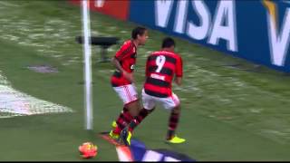 Flamengo x Goiás  Gol de Hernane  Copa do Brasil 2013 06112013 [upl. by Tailor]