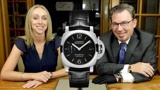 NEW Panerai Secret Release 40mm Panerai Luminor Inperson Review [upl. by Ansel]