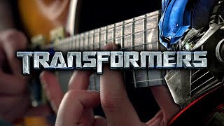 Transformers Theme Arrival to Earth on Guitar [upl. by Llerrod]