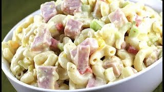 ENSALADA DE CODITOS PARA FIESTAS Y CELEBRACIONES quotSUPERquot [upl. by Lalad811]