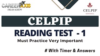 Celpip Reading Mock Test  Celpip Reading Practice Test  1 [upl. by Summers]