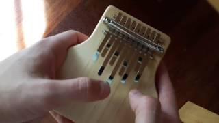 9 tone kalimba test Meinl KA9M [upl. by Annaihs356]