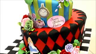 Alice and Wonderland Theme cake [upl. by Idnat517]