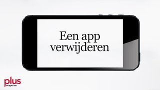 Een app verwijderen voor iPhone [upl. by Noryak]