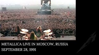 Metallica  Live in Moscow Russia September 28 1991  Tushino Airfield [upl. by Elime]