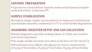 EFFECT OF SURFACTANT ON ANAEROBIC CODIGESTION OF SLUDGE FROM TANNERY EFFLUENT TREATMENT PLANT [upl. by Misha483]