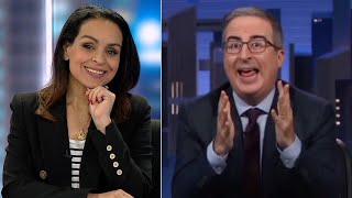 Lefties losing it Rita Panahi mocks ‘beta loser’ John Oliver’s Trump rant [upl. by Ansilme471]