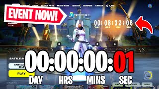 FORTNITE EVENT INGAME LOBBY COUNTDOWN LIVE🔴 247  Fortnite Chapter 6 Season 1 Countdown [upl. by Noevart]