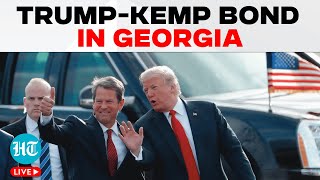 LIVE  Trump Kemp Assess Hurricane Helene Aftermath in Georgia First Joint Appearance Since 2020 [upl. by Akiret103]