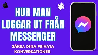 Hur man loggar ut från Facebook Messenger på Android enkelt och snabbt 2024 [upl. by Teraj75]