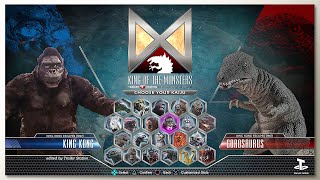 King Kong vs Gorosaurus with Healthbars [upl. by Armalda340]