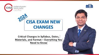 CISA EXAM CHANGES Dates Timelines [upl. by Baseler]