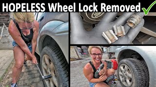 She Removed a Seized Wheel Lock Nut  S5E30 [upl. by Patrizia]