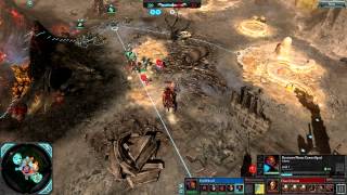 Dawn of War 2 Retribution  1v1  Eye0fHorus vs Chaos Librarian [upl. by Ordnas]