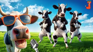 FUNNY COW DANCE FOR 12 MINUTES STRAIGHT  Cow Song amp Cow Videos 2024  Cow dance mix  dancing cow [upl. by Aneryc189]