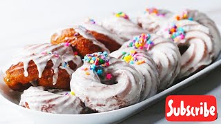 BEST CRULLER DOUGHNUT RECIPE OF ALL TIME fast and easysame recipe can be used for ECLAIR [upl. by Enerual]