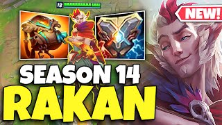 Rakan has an AMAZING new build in Season 14 [upl. by Yortal12]