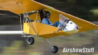 Fixed Wing Ultralights  Grass Runway  EAA AirVenture 2018 [upl. by Collen]