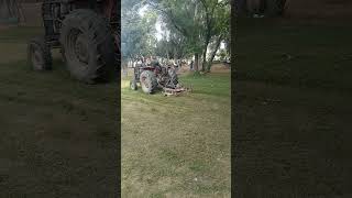 Cutting of grass with the help of Tractor engine foryou youtubeshorts shorts shortvideo farmer [upl. by Elbam]