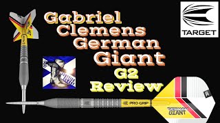 Target Gabriel Clemens German Giant G2 Darts Review [upl. by Lyris]