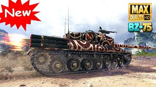 BZ75 New Chinese heavy tank first game  World of Tanks [upl. by Lynnea]