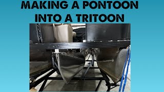 Adding a Center Pontoon  Tritoon Conversion [upl. by Asenaj]