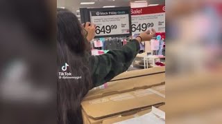 Target responds to backlash following video of Black Friday deals [upl. by Wetzell933]