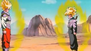 Goku vs Trunks JPN  SUBS HD [upl. by Britta272]