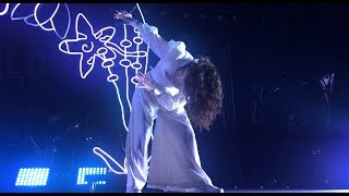 Lorde performs Bravado Live in Auckland New Zealand 141117 [upl. by Ialohcin651]