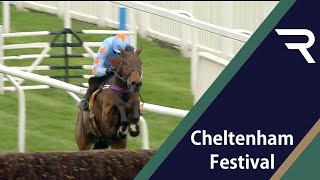 UN DE SCEAUX is all class in the Ryanair Chase at the 2017 Cheltenham Festival  Racing TV [upl. by Nwahsear]