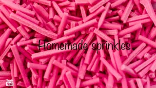 Homemade sprinkles recipe [upl. by Jarred]